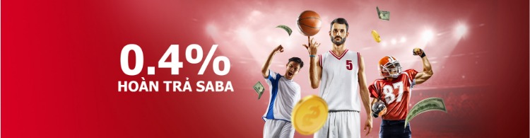 0,4% hoàn trả saba
