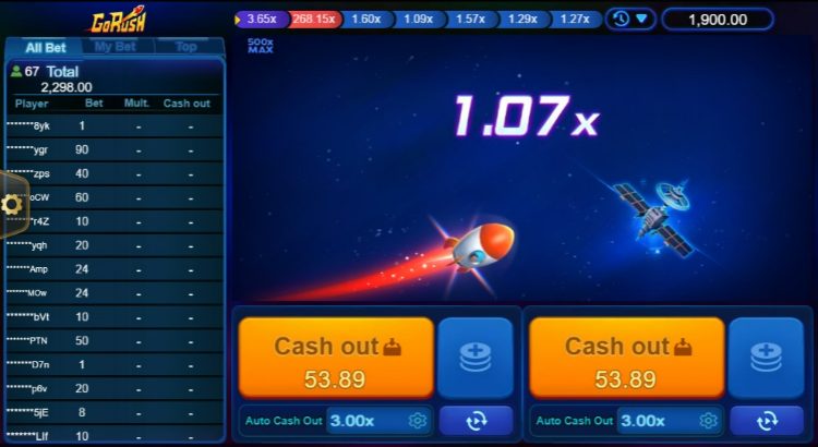 giao diện game go rush