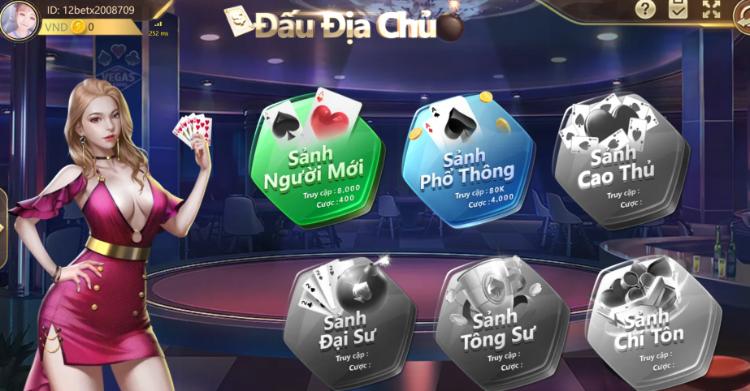 phòng bài Đấu Địa Chủ