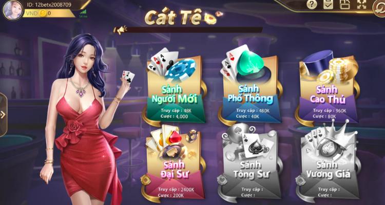 chọn phòng bài Cát Tê