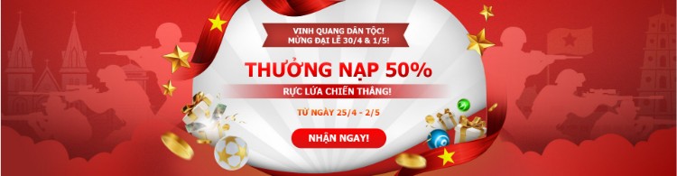 vinh quang dân tộc 12bet mừng đại lễ 30-4